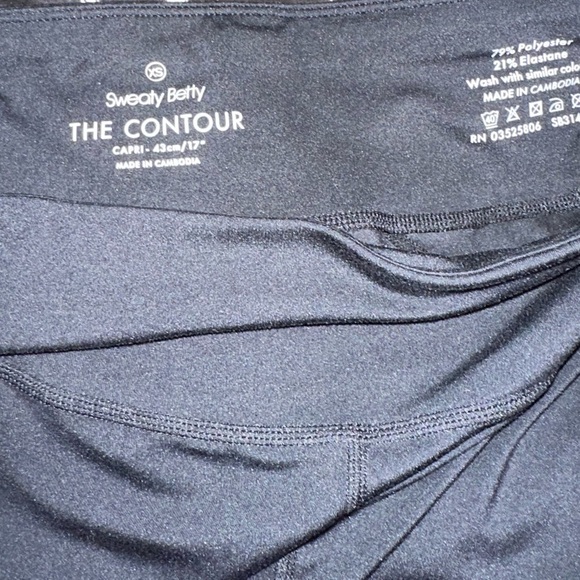 Sweaty Betty Contour Capri leggings sz XS #F - Picture 5 of 5